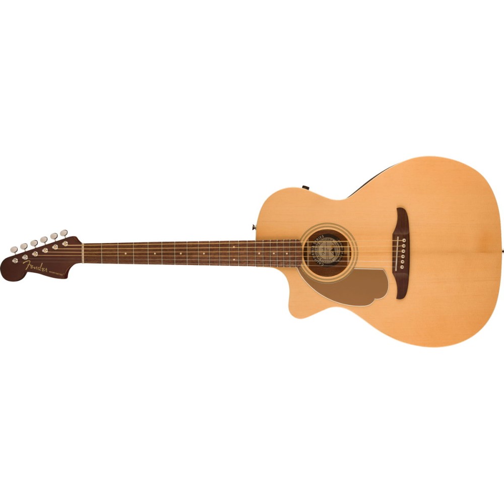 FENDER NEWPORTER PLAYER LEFT HANDED - CHITARRA ACUSTICA ELETTRIFICATA MANCINA NATURAL