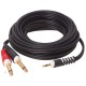 KLOTZ AY5 0600 - CAVO AUDIO STEREO AD Y CON MINI JACK 3.5MM E 2 JACK MONO 6,35MM 6MT