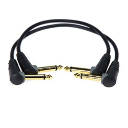 KLOTZ AU AJJ0060 Unbalanced Patch Cable - CAVO PATCH PER EFFETTI JACK MONO 6,3MM - JACK MONO 6,3MM 0,60 MT