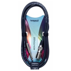 BESPECO IROMS200BK - CAVO XLR MASCHIO JACK BILANCIATO 2 METRI