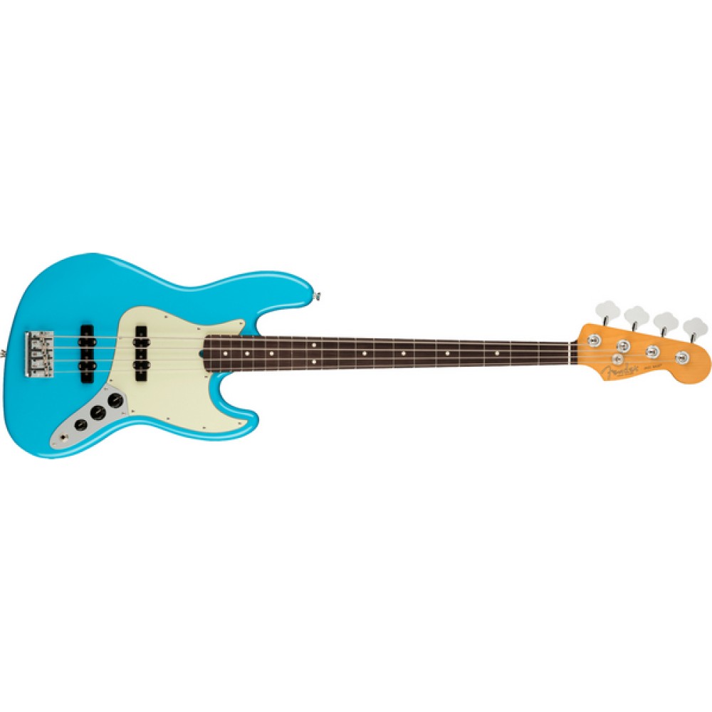 FENDER American Professional II Jazz Bass RW MBL -BASSO ELETTRICO MIAMI BLUE