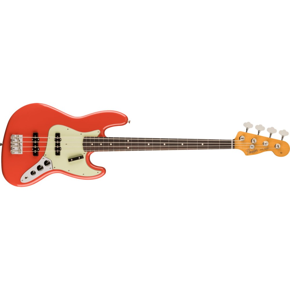FENDER Vintera II '60s Jazz Bass RW Fiesta Red - BASSO ELETTRICO FIESTA RED