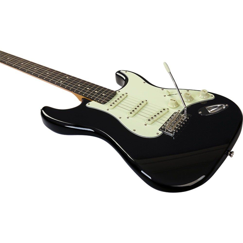 EKO S 300V NOS Black - CHITARRA ELETTRICA NERA 