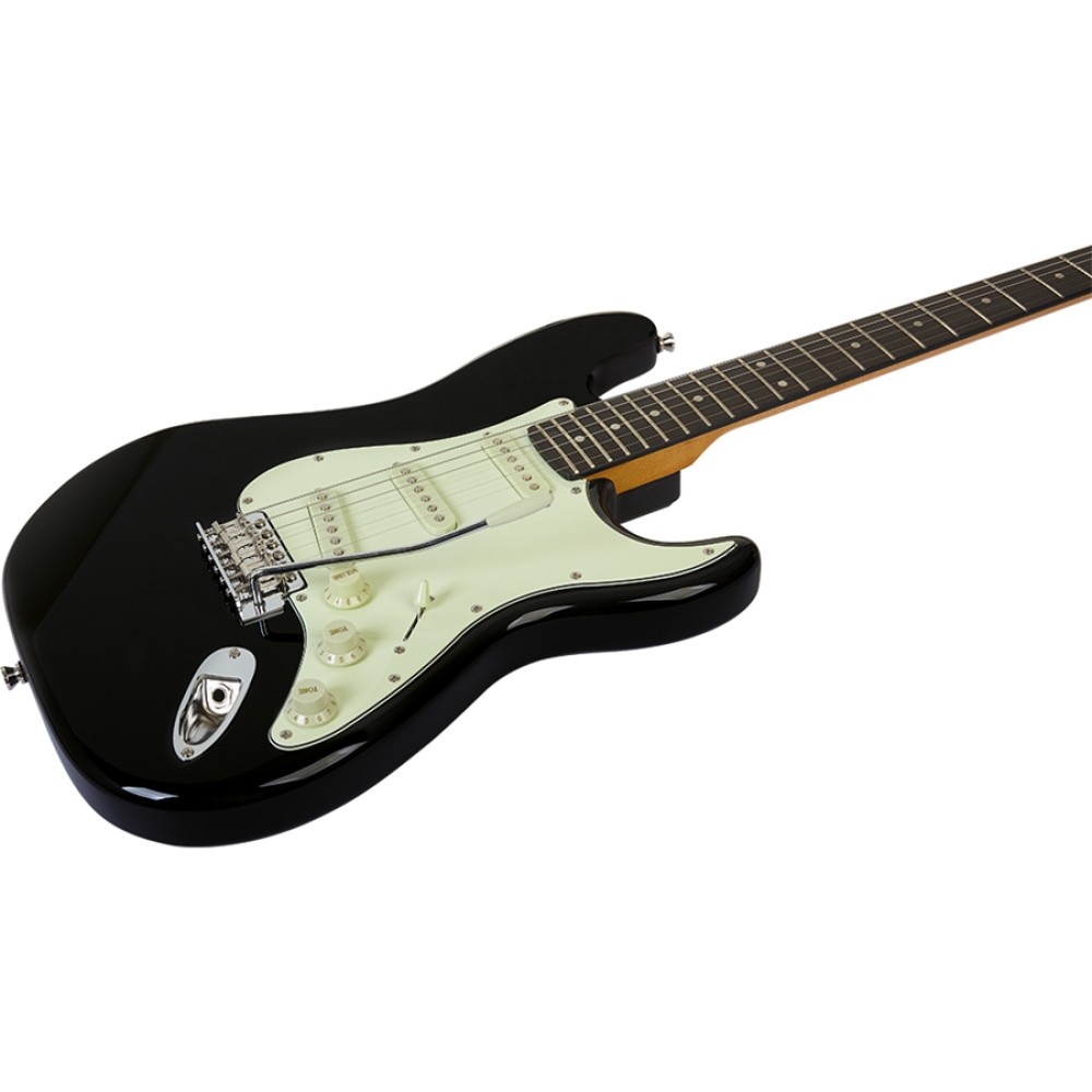 EKO S 300V NOS Black - CHITARRA ELETTRICA NERA 