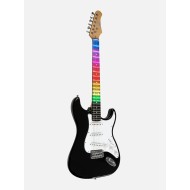 EKO S 300 Black Visual Note - CHITARRA ELETTRICA NERA