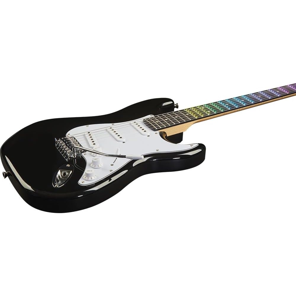EKO S 300 Black Visual Note - CHITARRA ELETTRICA NERA