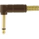 FENDER Deluxe Series Instrument Cable Straight Angled 3m Tweed - CAVO AUDIO PER STRUMENTI JACK DRITTO 6,3MM E JACK ANGOLATO 6,3MM 3MT