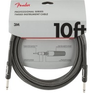 FENDER Professional Series Instrument Cable Straight/Straight 3m Gray Tweed - CAVO AUDIO PER STRUMENTI JACK DRITTO 6,3MM E JACK DRITTO 6,3MM 3MT