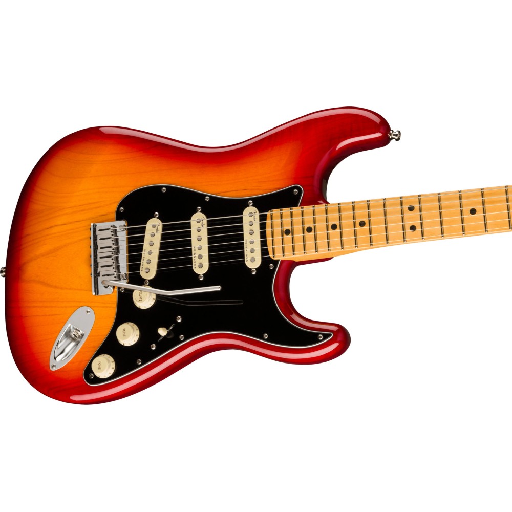 FENDER American Ultra Luxe Stratocaster MN PRB - CHITARRA ELETTRICA PLASMA RED BURST