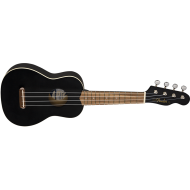 FENDER VENICE SOPRANO UKULELE BLK WN - UKULELE SOPRANO COLOR NERO