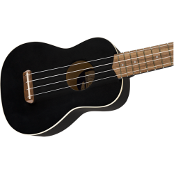 FENDER VENICE SOPRANO UKULELE BLK WN - UKULELE SOPRANO COLOR NERO