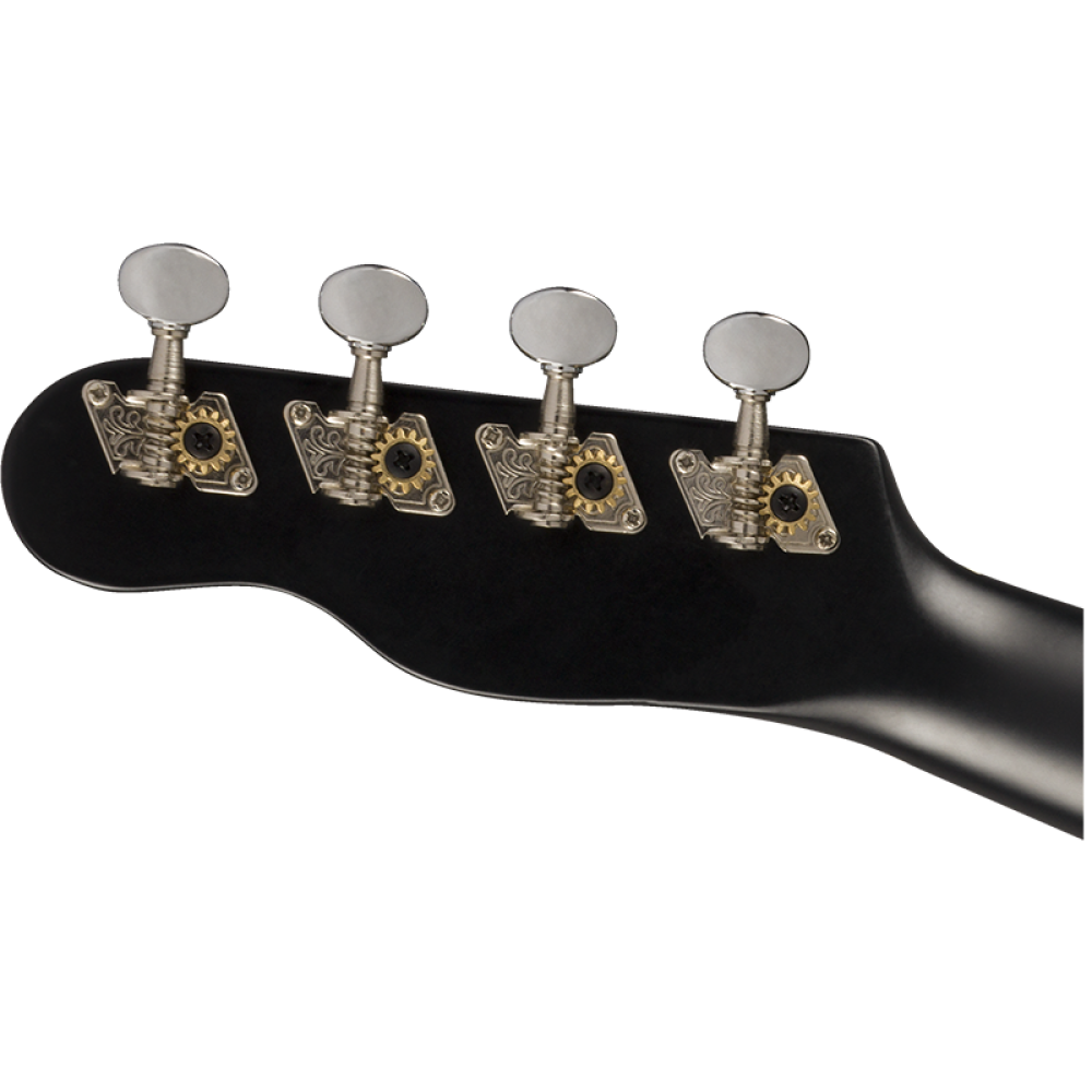 FENDER VENICE SOPRANO UKULELE BLK WN - UKULELE SOPRANO COLOR NERO