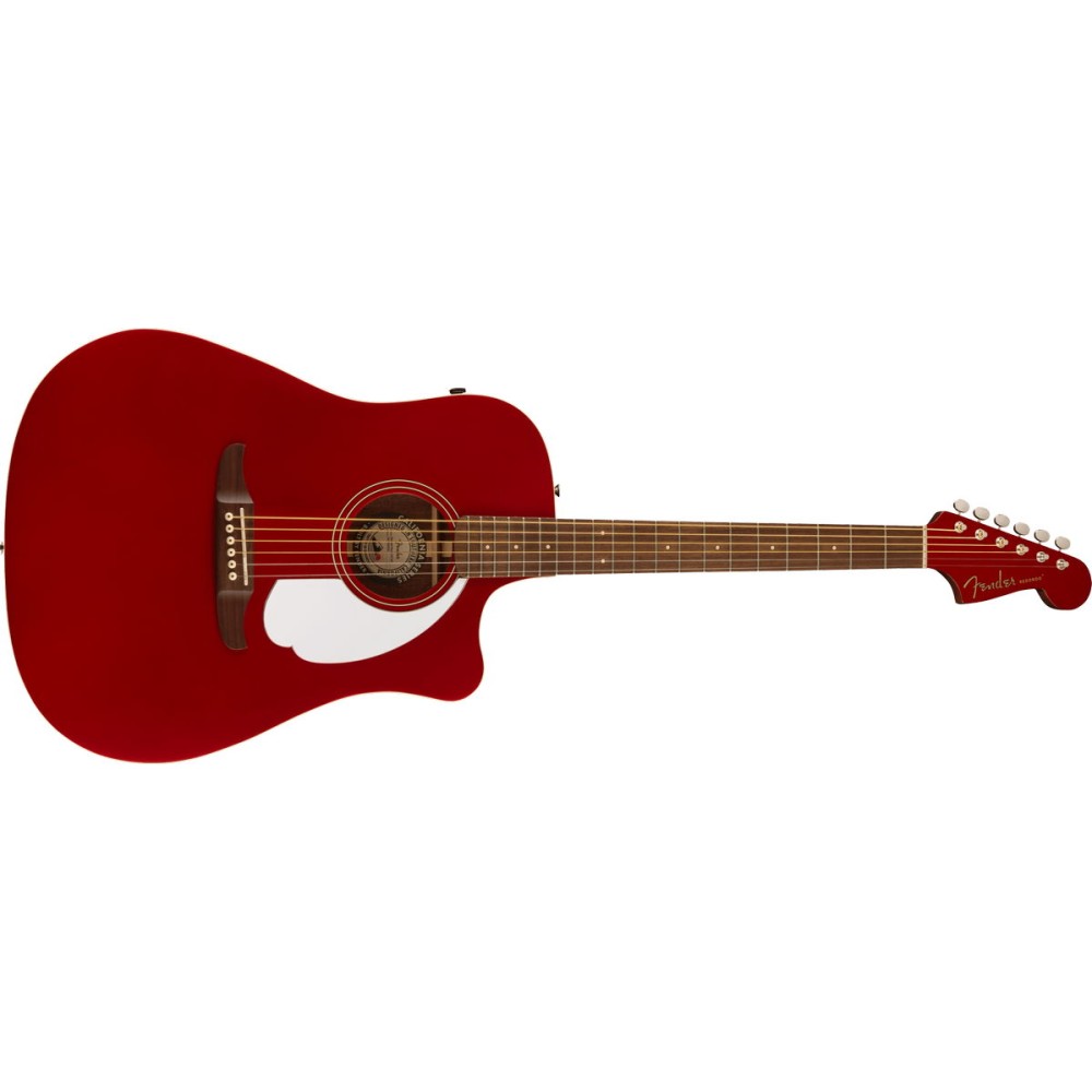 FENDER Redondo Player WN CAR - CHITARRA ACUSTICA ELETTRIFICATA COLORE CANDY APPLE RED