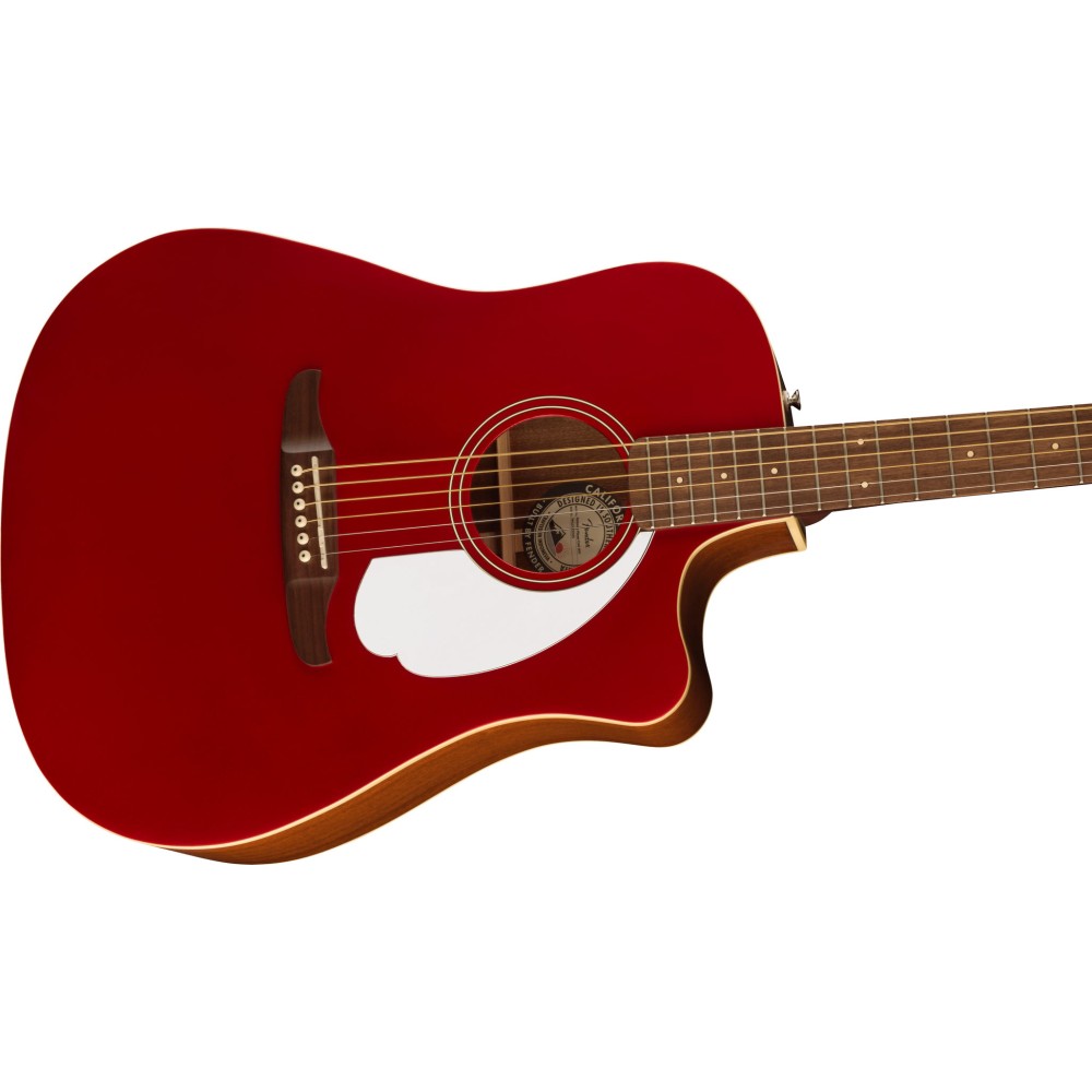 FENDER Redondo Player WN CAR - CHITARRA ACUSTICA ELETTRIFICATA COLORE CANDY APPLE RED