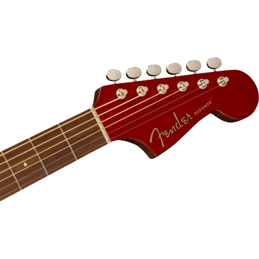 FENDER Redondo Player WN CAR - CHITARRA ACUSTICA ELETTRIFICATA COLORE CANDY APPLE RED