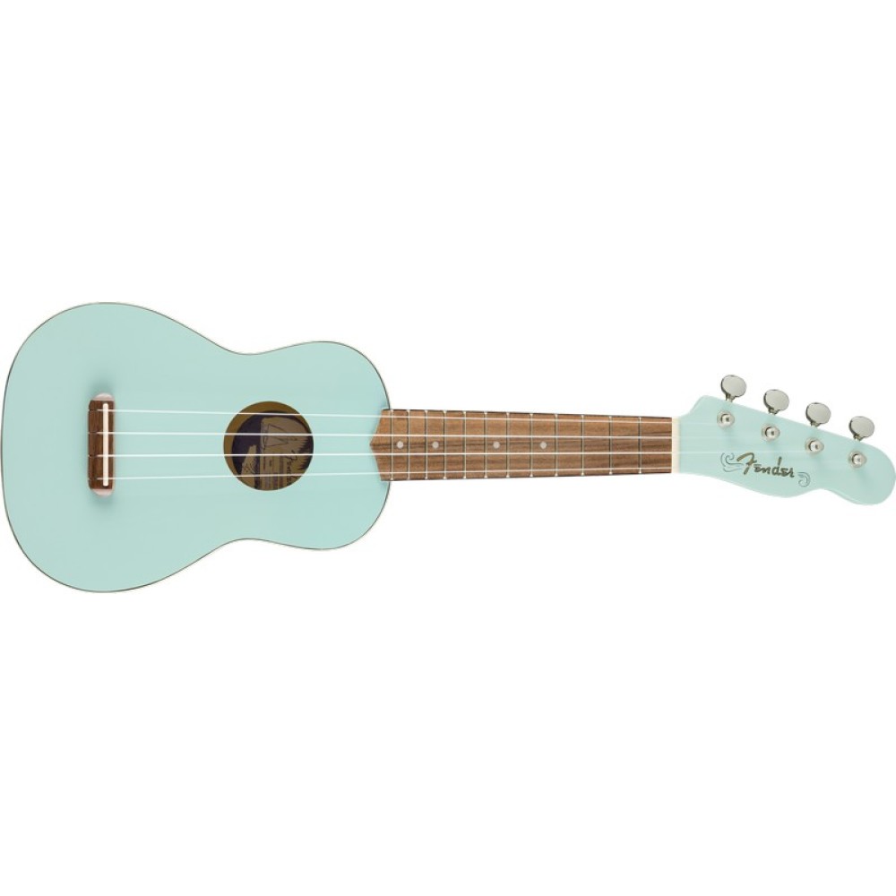 FENDER Venice Soprano Uke WN Daphne Blue - UKULELE SOPRANO CELESTE