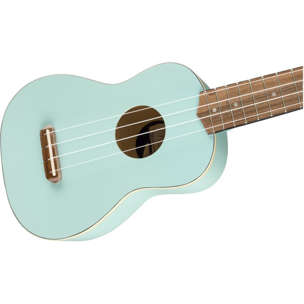 FENDER Venice Soprano Uke WN Daphne Blue - UKULELE SOPRANO CELESTE