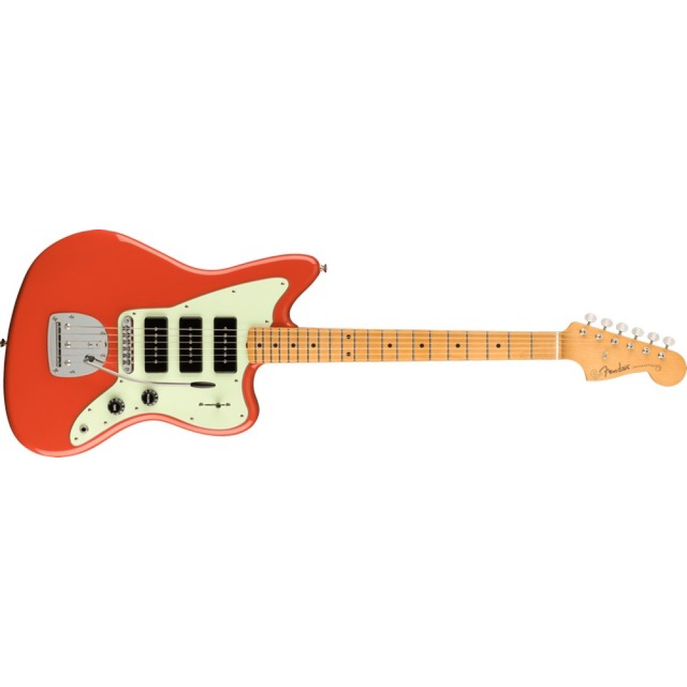 FENDER Noventa Jazzmaster MN FRD - CHITARRA ELETTRICA FIESTA RED