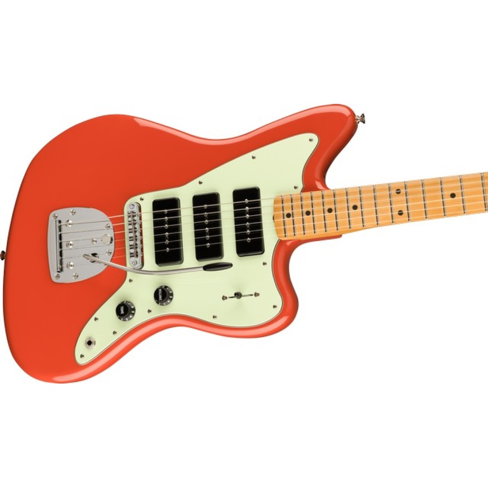 FENDER Noventa Jazzmaster MN FRD - CHITARRA ELETTRICA FIESTA RED
