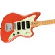 FENDER Noventa Jazzmaster MN FRD - CHITARRA ELETTRICA FIESTA RED