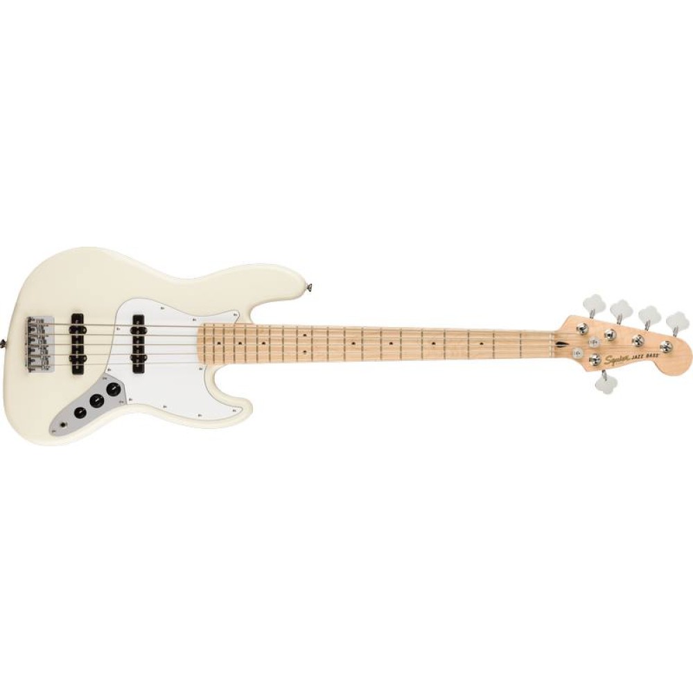 FENDER Squier Affinity Jazz Bass V MN WPG OLW - BASSO ELETTRICO 5 CORDE COLOR OLYMPIC WHITE