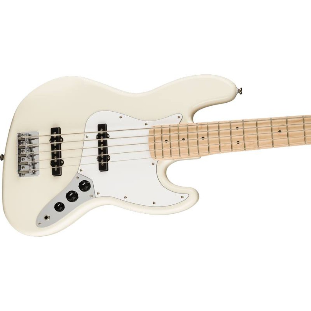 FENDER Squier Affinity Jazz Bass V MN WPG OLW - BASSO ELETTRICO 5 CORDE COLOR OLYMPIC WHITE