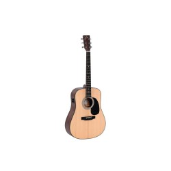 SIGMA SDM STE ST DREADNOUGHT ALL SOLID - CHITARRA ACUSTICA PREAMPLIFICATA COLORE NATURAL