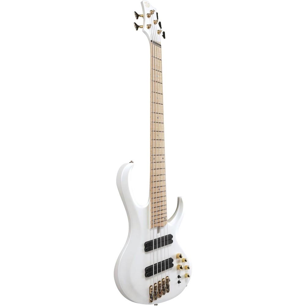 IBANEZ BTB605MLM PWM - BASSO ELETTRICO 5 CORDE MULTI SCALA BIANCO PERLA OPACO