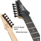 IBANEZ GRG120QASP BKG - CHITARRA ELETTRICA COLORE BLACK GRADATION 