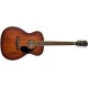 FENDER PO 220E Orchestra ACB MAH - CHITARRA ACUSTICA ELETTRIFICATA ALL MAHOGANY AGED COGNAC BURST CON CASE RIGIDO