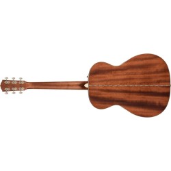 FENDER PO 220E Orchestra ACB MAH - CHITARRA ACUSTICA ELETTRIFICATA ALL MAHOGANY AGED COGNAC BURST CON CASE RIGIDO