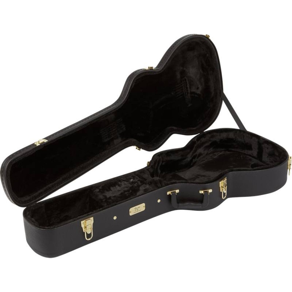 FENDER PO 220E Orchestra ACB MAH - CHITARRA ACUSTICA ELETTRIFICATA ALL MAHOGANY AGED COGNAC BURST CON CASE RIGIDO