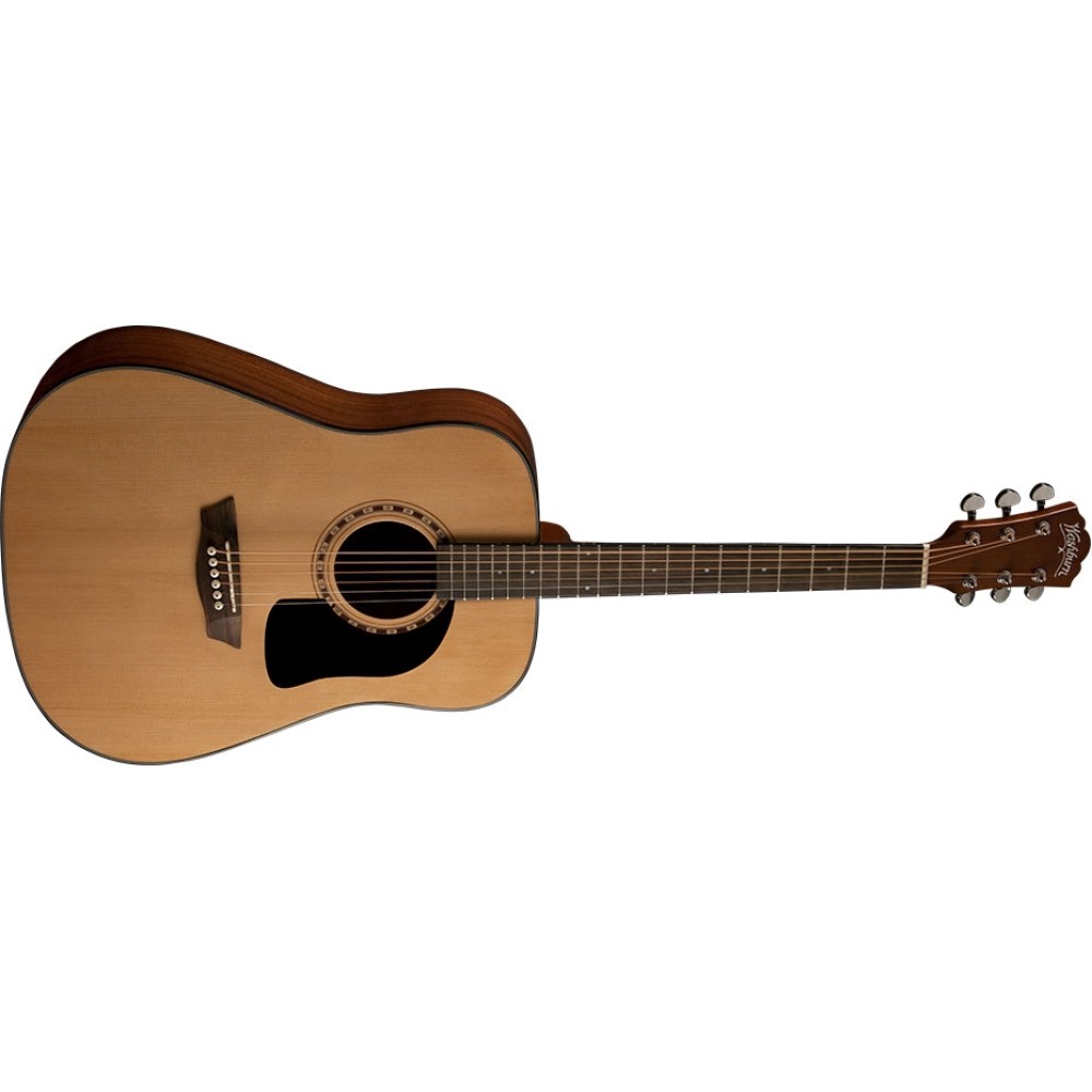 WASHBURN AD5K DREADNOUGHT - CHITARRA ACUSTICA NATURAL CON CUSTODIA RIGIDA