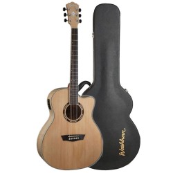 WASHBURN Apprentice AG40 CE K - CHITARRA ACUSTICA ELETTRIFICATA CUTAWAY NATURAL CON CUSTODIA