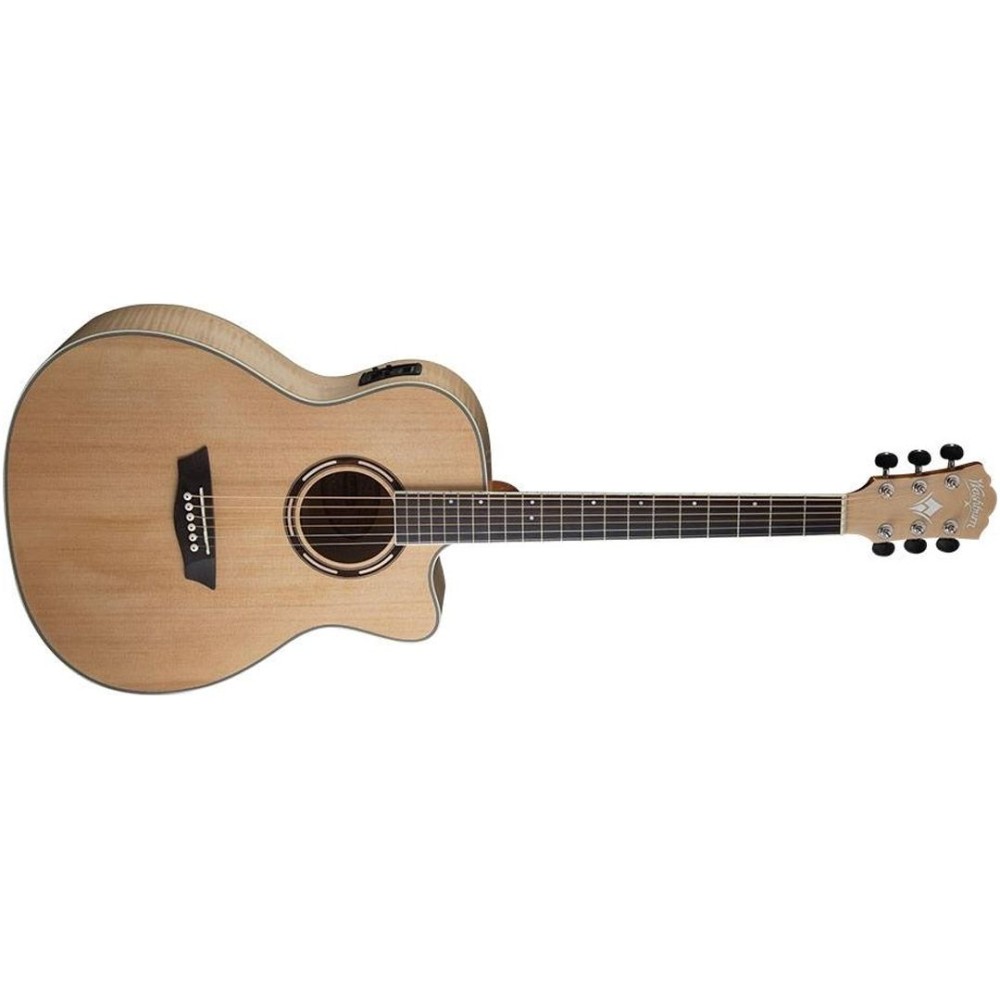 WASHBURN Apprentice AG40 CE K - CHITARRA ACUSTICA ELETTRIFICATA CUTAWAY NATURAL CON CUSTODIA