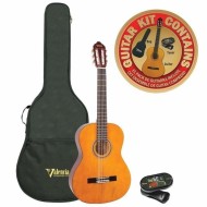 VALENCIA VC101 - KIT CHITARRA CLASSICA 1/4 NATURAL