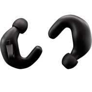 BLOK E2 BLACK - OTOPROTETTORE ERGONOMICO COLORE NERO