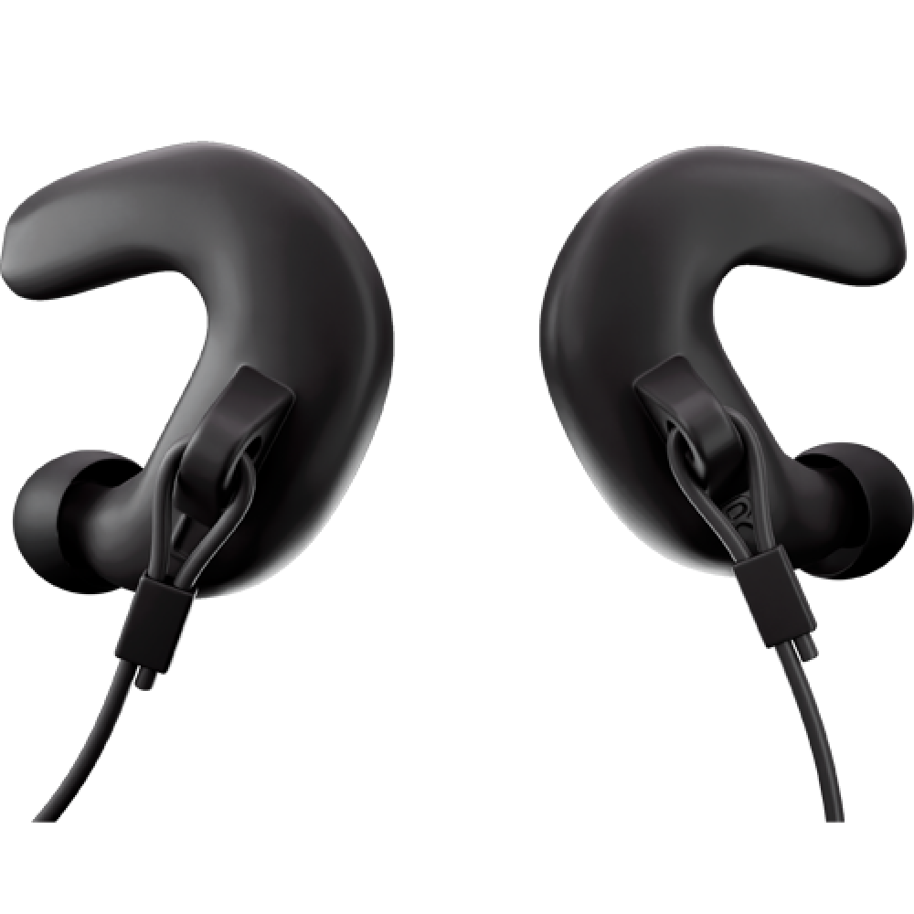 BLOK E2 BLACK - OTOPROTETTORE ERGONOMICO COLORE NERO