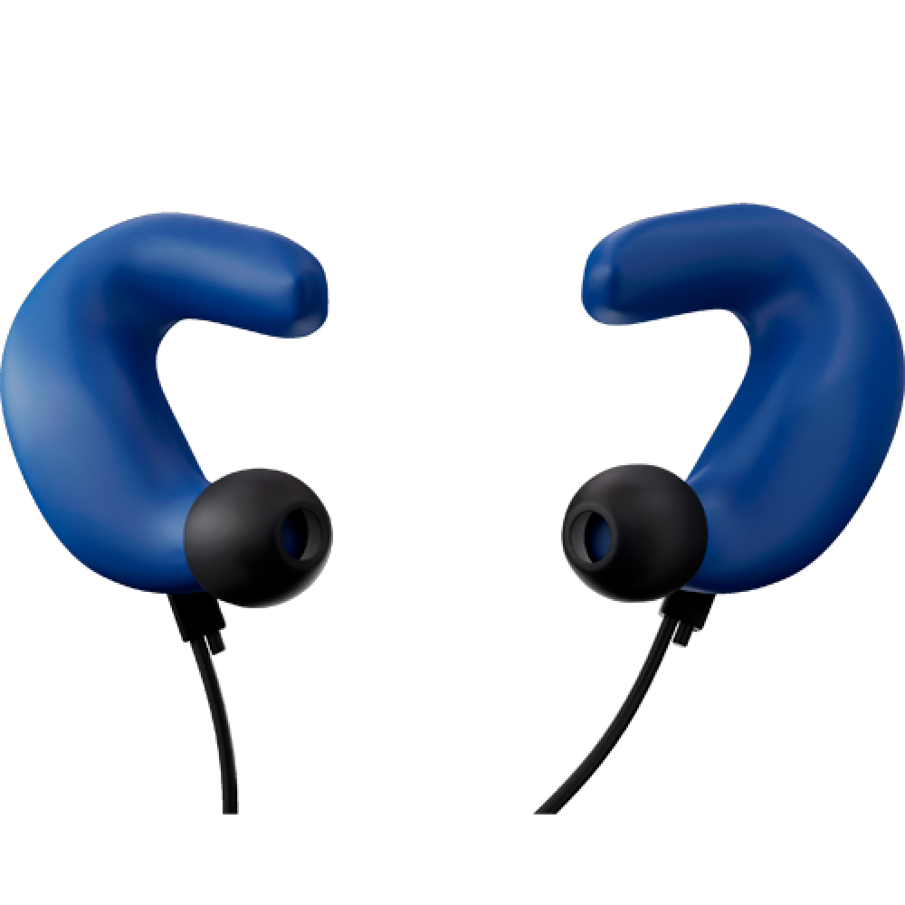 BLOK E2 BLUE - OTOPROTETTORE ERGONOMICO COLORE BLU