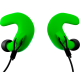 BLOK E2 GREEN - OTOPROTETTORE ERGONOMICO COLORE VERDE