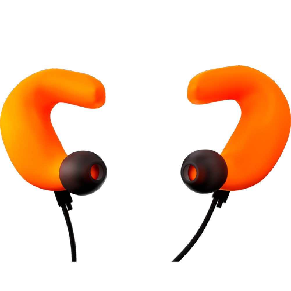 BLOK E2 ORANGE - OTOPROTETTORE ERGONOMICO COLORE ARANCIONE