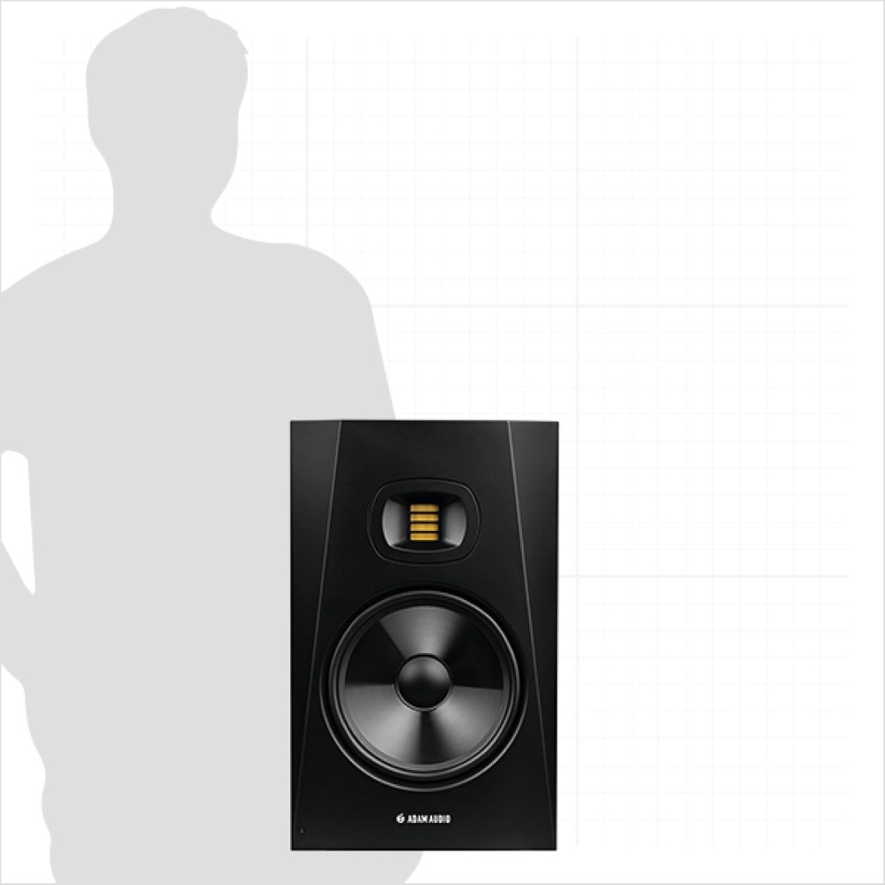 ADAM T8V - MONITOR DA STUDIO NEARFIELD 8" CON TWEETER RIBBON 90 WATT