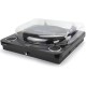 AIWA LPS 25BK - GIRADISCHI STEREO CON ALTOPARLANTI INTEGRATI, BLUETOOTH, RADIO FM E REGISTRAZIONE USB NERO