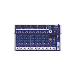 AUDIODESIGN PMX.811 - MIXER ANALOGICO 8+1+1 CON USB E BT E 24 EFFETTI DSP