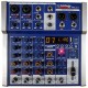 AUDIODESIGN PMX 211TK - MIXER 4 CANALI CON EFFETTI USB/BT E INGRESSO OTTICO TOSLINK
