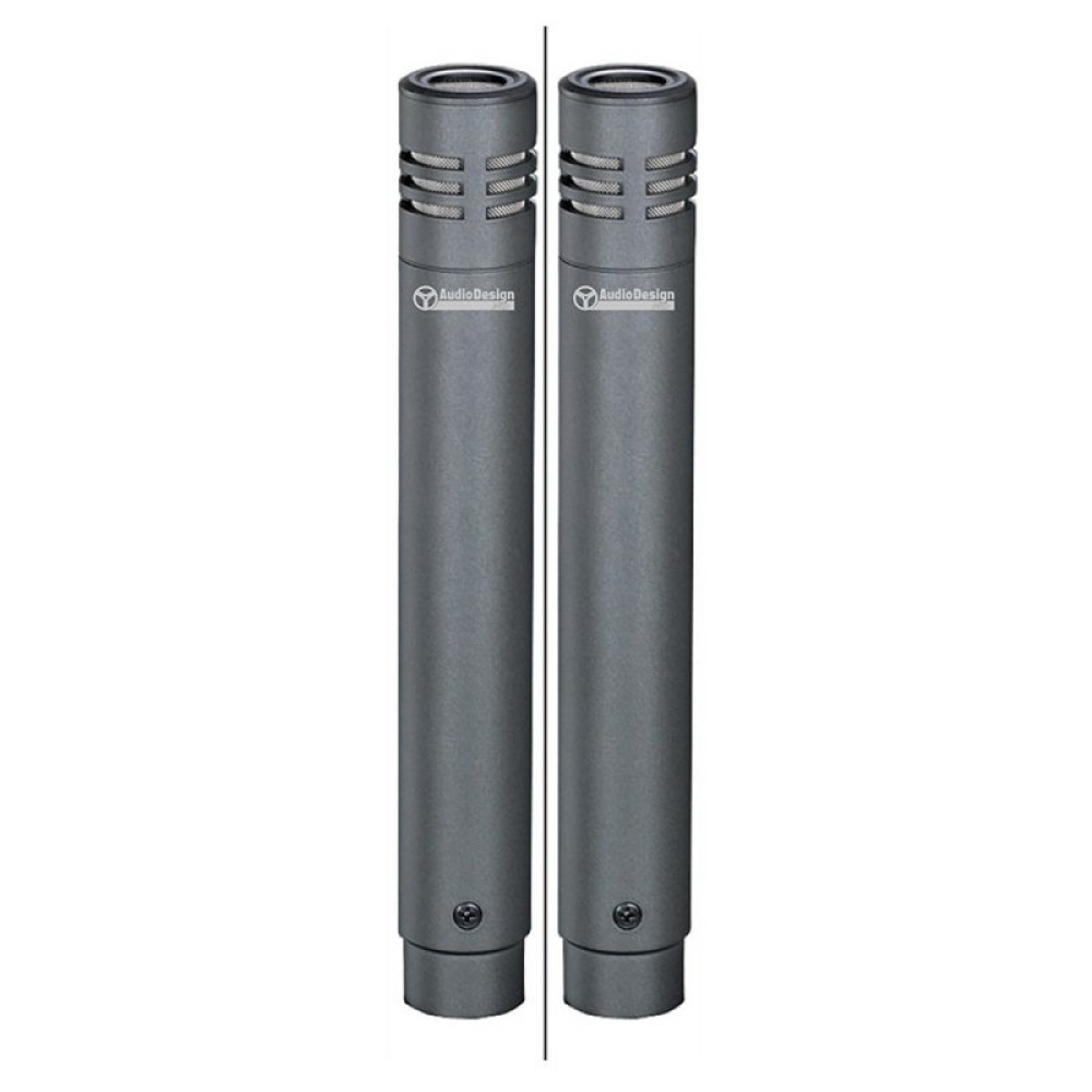 AUDIODESIGN PA MCD SET - COPPIA MICROFONI A CONDENSATORE PANORAMICI