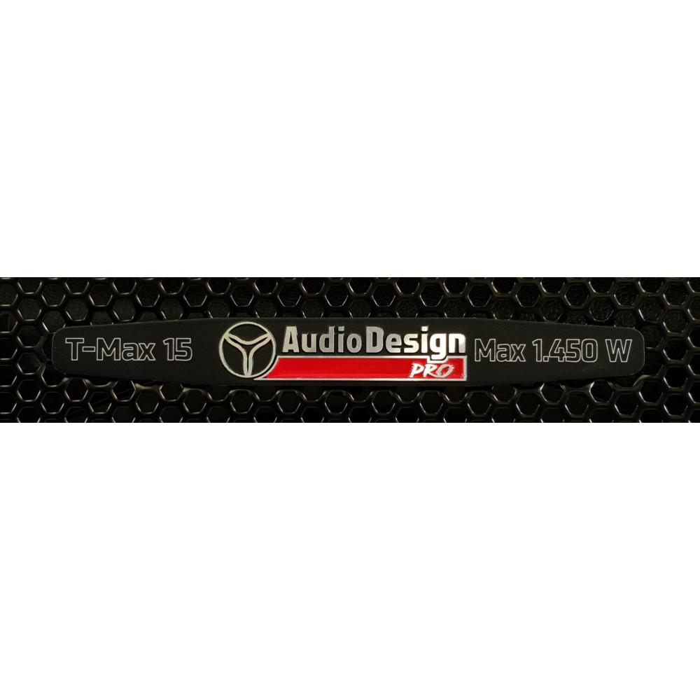 AUDIODESIGN T MAX EVO 15 - Diffusore Attivo a 2 Vie Con BT Cono 15" 1450 Watt