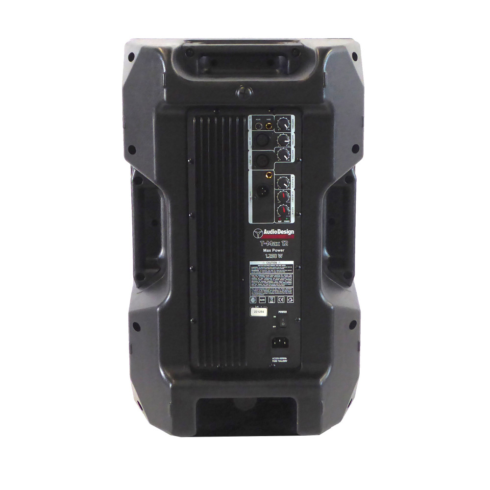 AUDIODESIGN T MAX EVO 8 - Diffusore Attivo a 2 Vie Con BT Cono 8" 600 Watt