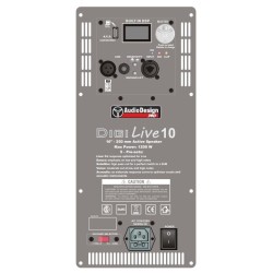 AUDIODESIGN PRO Digi Live 10 - Diffusore Attivo Biamplificato Cono 10"  (1200 WATT)
