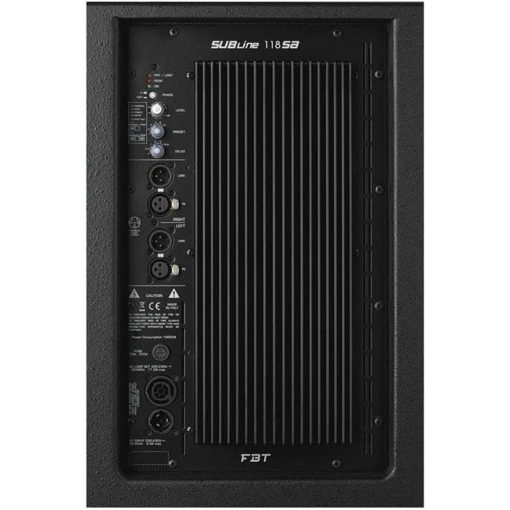 FBT Subline 118SA - SUBWOOFER AMPLIFICATO 18" 2400 WATT